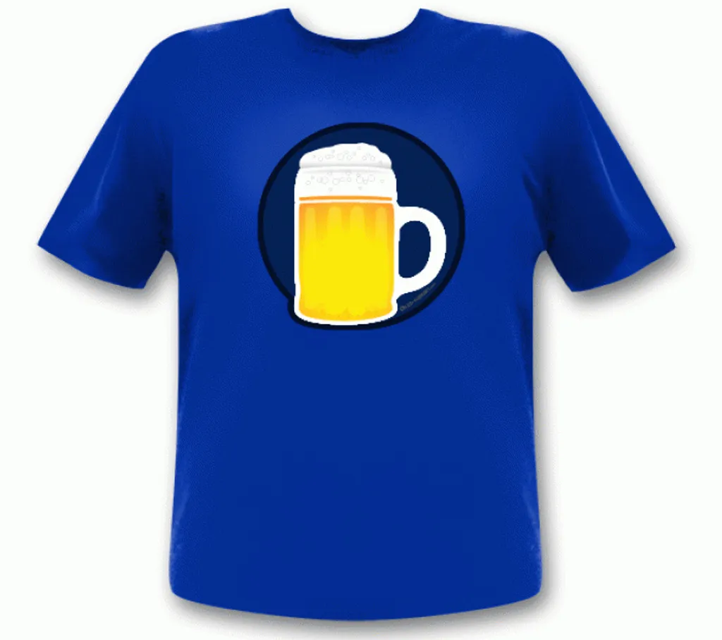 LED-Fashion Bierglas LED Party T-Shirt Für Oktoberfest Wasn Party Bier Shirt Größe - XL