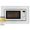 Exquisit Einbaumikrowelle EMW 19-7 G | 700 Watt | Grill | Edelstahl