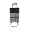 Baytex Einkaufstrolley Mara Grau Kariert