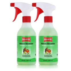 F. W. Klever Ballistol Pferde-Shampoo Brennnessel-Kamille 500ml - Fellreiniger (2er Pack)