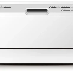 Tischgeschirrspüler PKM GSP600 Weiß Kleine Spülmaschine 6 Gedecke