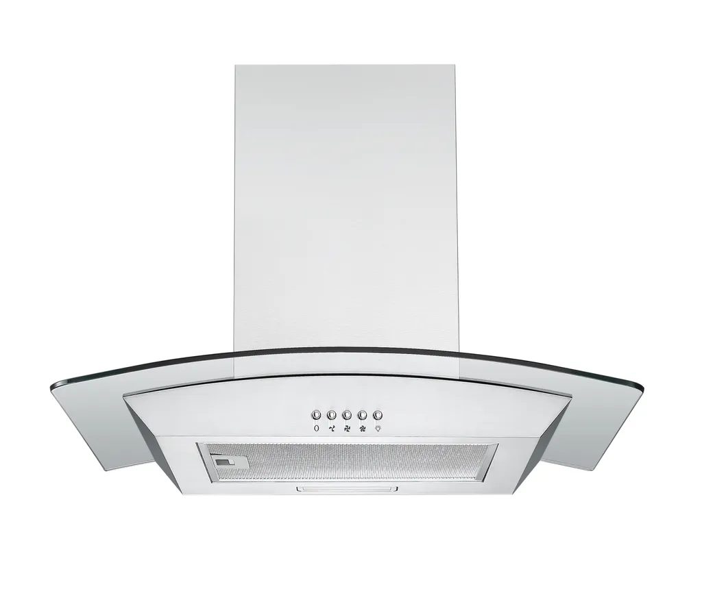 Dunstabzugshaube Kaminhaube Wandhaube Glas LED 60 Cm + Filter Umluftset Respekta – Bild 2