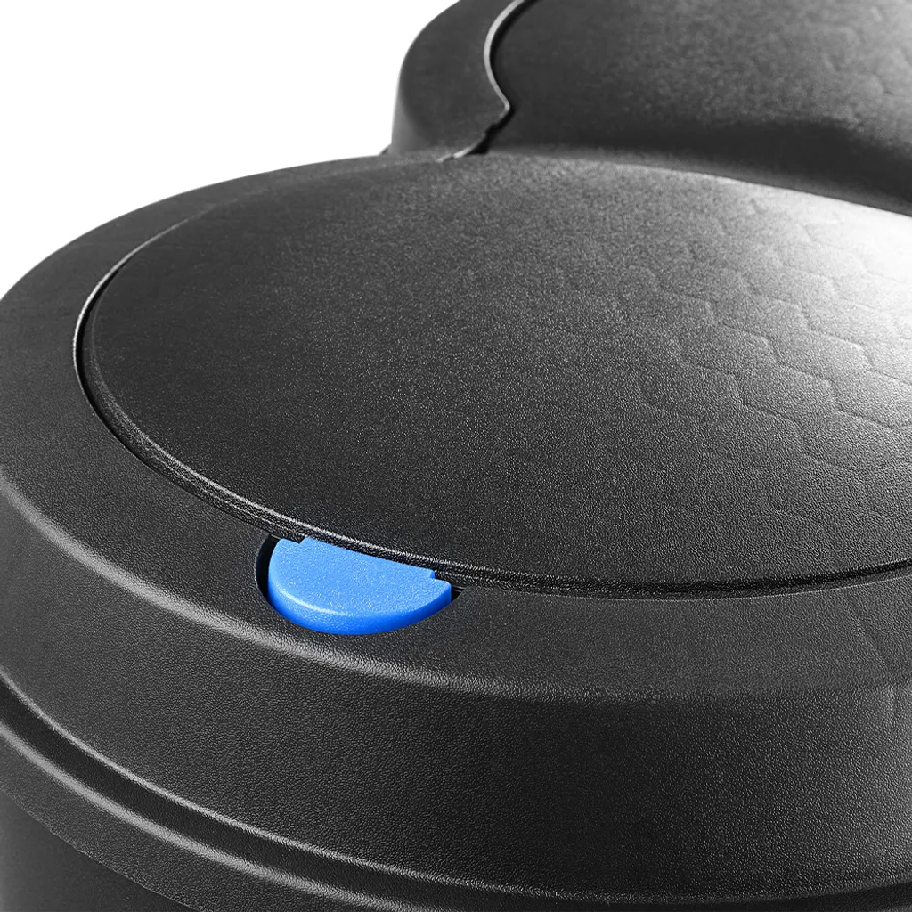 Deuba Mülleimer 50 L Duo 2fach Trennsystem 2x25L Druckknopf-Automatik Küche Abfalleimer Müllbehälter Mülltrennung Büro, Farbe:schwarz - Black - Noir – Bild 5