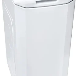 Candy Smart CSTG 282DE/1-S Waschmaschine Toplader / 8 Kg/Smarte Bedienung Mit NFC-Technologie/Mix Power System/Symbolblende Weiß