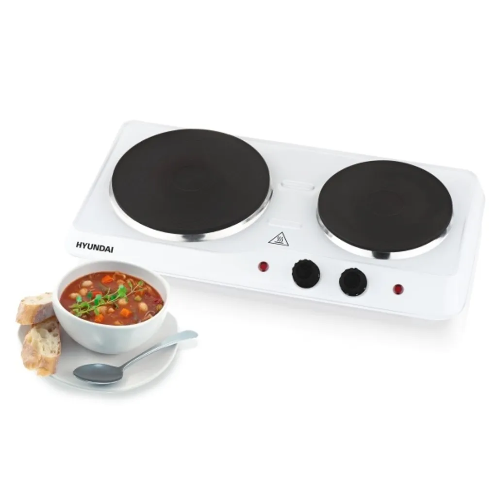 Hyundai EP 310 W Doppel - Kochfeld Mit 2500 Watt HYUEP310W