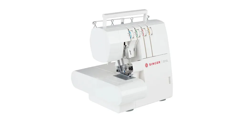SINGER Nähmaschine Overlock S010L Freiarm Für Rundgeschlossenes
