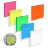 YisibaihTao 300 Verschiedene Transparente Haftnotizen Perspektivische Aufkleber Farbe Kreative Aufkleber Fluoreszierende Filmaufkleber Notizen
