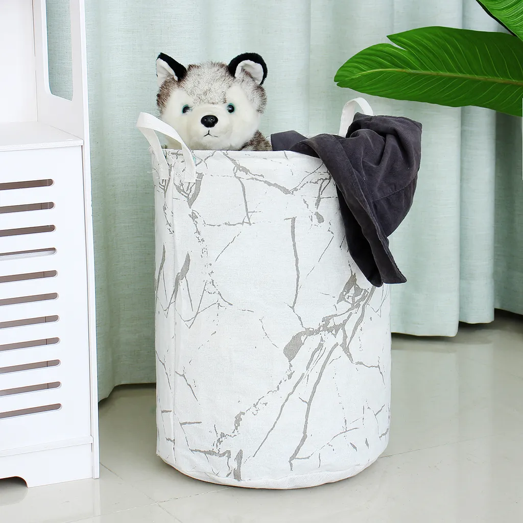 MAEREX Foldable Washing Clothes Laundry Basket Dirty Clothes Storage Laundry Bag Hamper