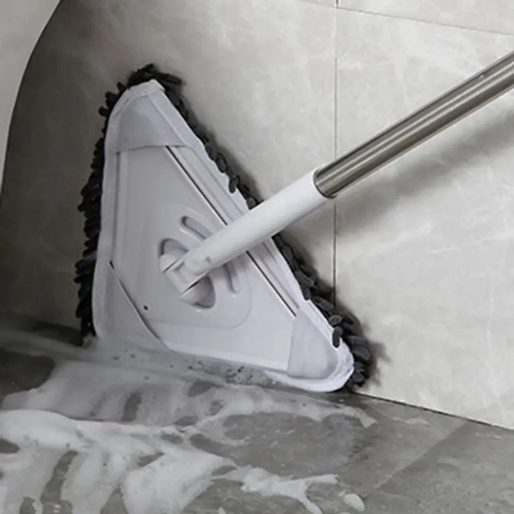 Jinaishop 360° Schleuderreinigung Triangle Cleaning Glass Mop Mit Gratis 2 Mop – Bild 7