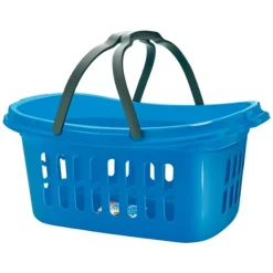 Gut&Günstig Gut & Einkaufskorb Mit Henkel Blau