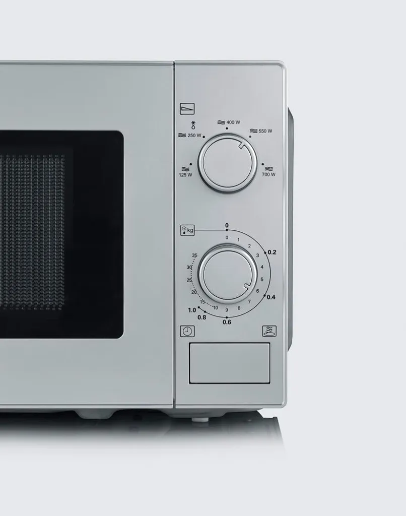 Severin MW 7899, Arbeitsplatte, Solo-Mikrowelle, 20 L, 700 W, Drehregler, Edelstahl – Bild 12