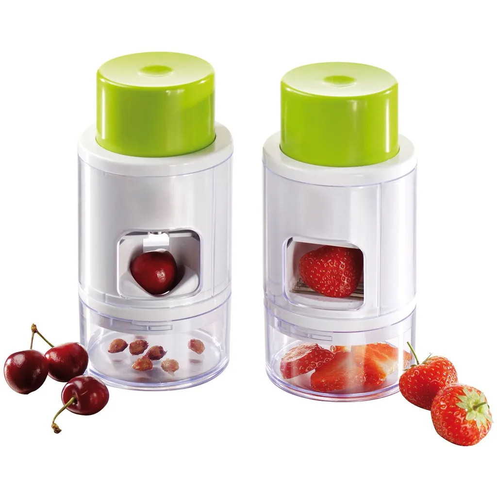 Haushalt International Kirschentkerner Und Erdbeerschneider – Bild 5