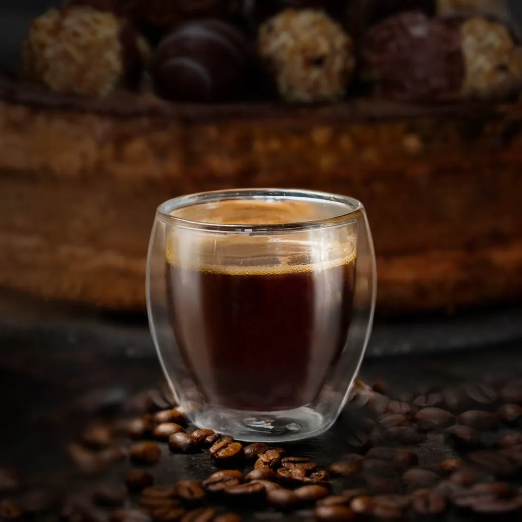 Creano Doppelwandige Espresso-Gläser, 4er-Set 100ml Thermo-Gläser Mit Schwebe-Effekt – Bild 7