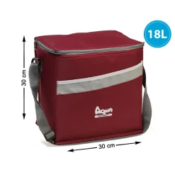 Bbloo Outdoor Kühltasche 30 X 21 X 30 Cm Burgunderrot