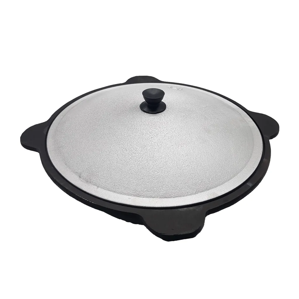 Namangan Kazan Gusseisen Mit Edelstahlsieb Usbekischer Kasan 16 Liter – Bild 5