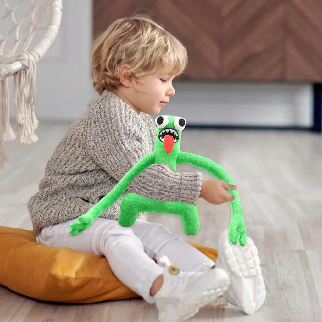 Rossgesund Rainbow-Friends Kuscheltiere Rainbow Friends Horror Game Cuddly Kuscheltieres Birthday Children Party Gifts ,grun,25cm – Bild 6