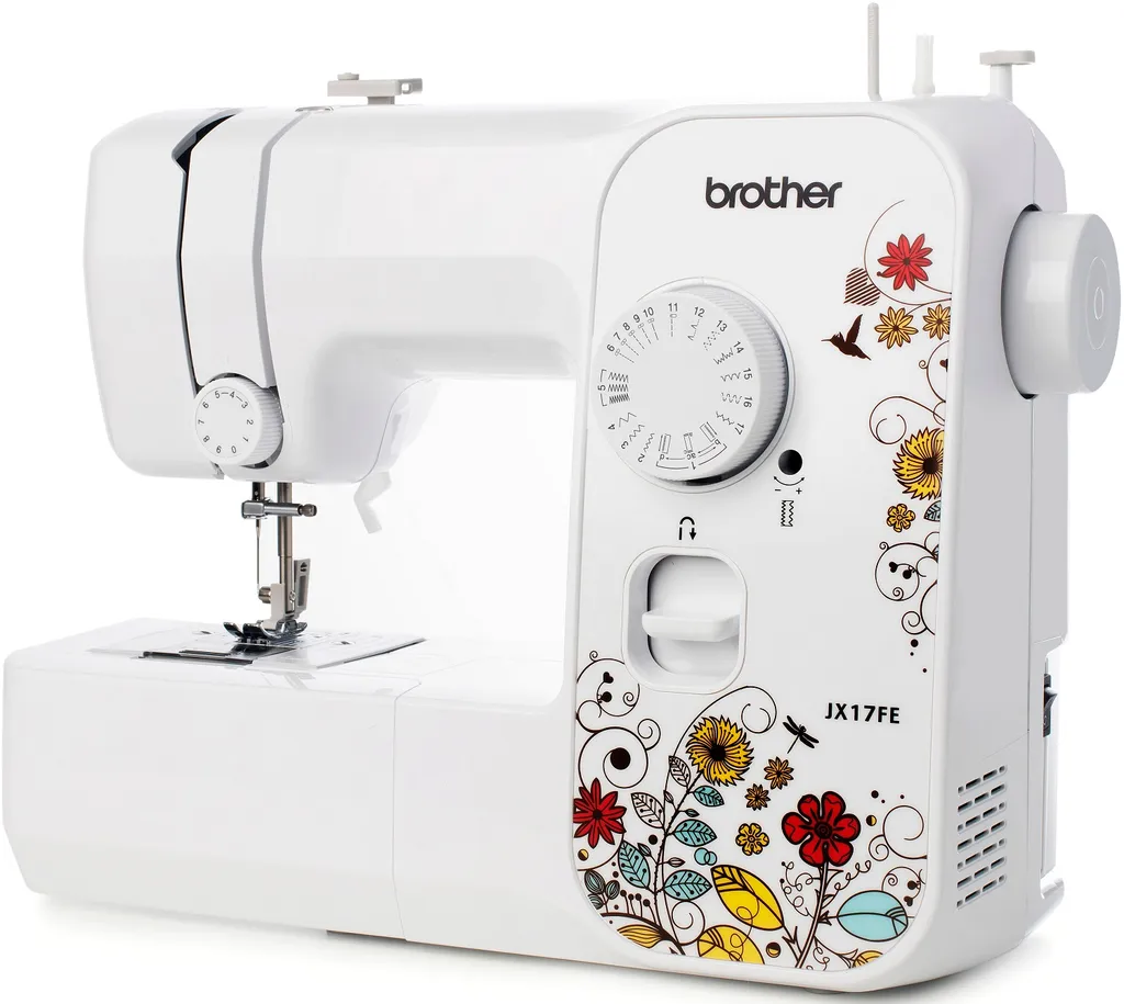 Brother JX17FE (Fantasy Edition) Nähmaschine Mit 17 Nähprogramme, Nutz- Elastisch- Und Dekorativstiche, Anfänger, Freiarm, Automatisches Nähen, Elektrische Handheld Nähmaschinen Geeignet Für Kleidung – Bild 3