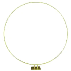 2020allforyou 2,1m Hochzeitsbogen Metall Bogen Ballon Rahmen Hochzeits Hintergrund Nachbildung (gold)