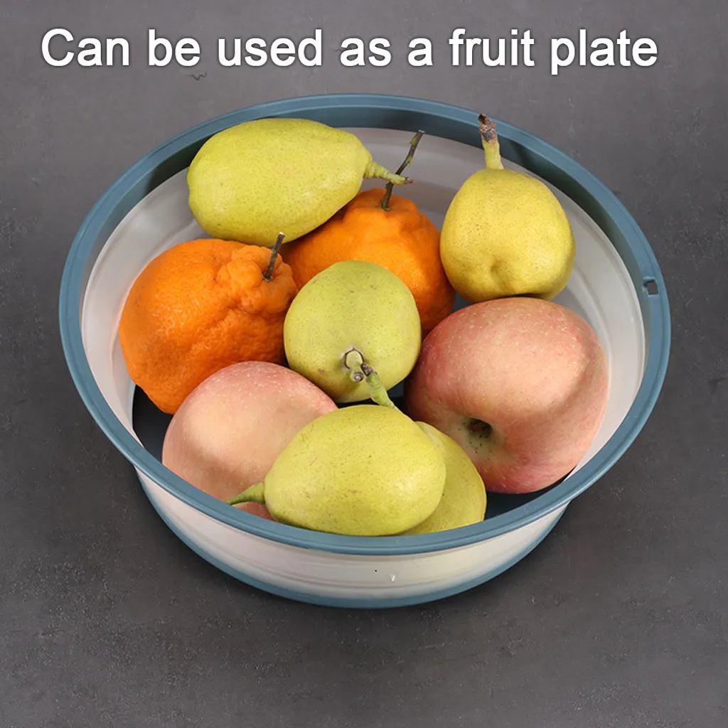 Mmgoqqt Faltbare Mikrowellen-Abdeckplatte Für Lebensmittel, Belüftet, Faltbar, Spritzwassergeschützt, Mikrowellen-Spritzschutz, BPA-freies Silikon & Kunststoff Und Spülmaschinenfest ,Ink-blue Colour – Bild 5