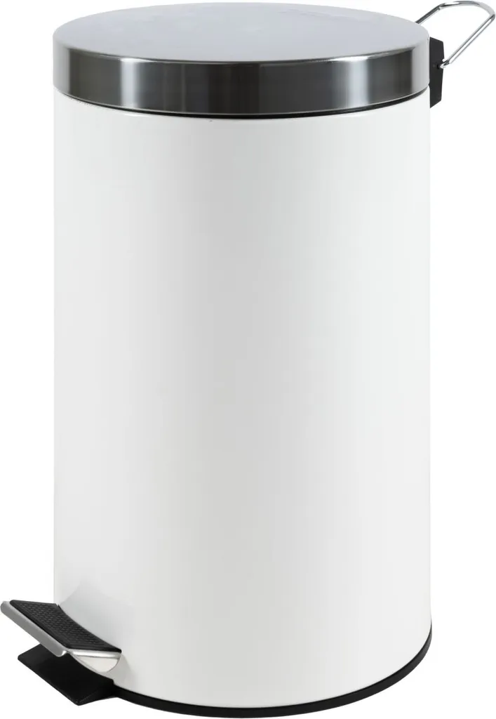 TrendLine Tretabfalleimer 12 L Weiß