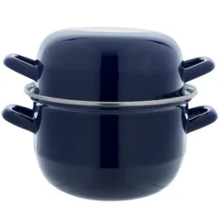 Cosy & Trendy For Professionals Muscheltopf - Blau - 1,2 Kg - 2,8 L - 18 Cm - Inox
