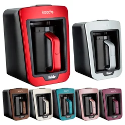 Fakir Kaave Mokkamaschine Easy One Touch Steuerung, 735 W, Silber