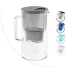 Wessper Glaskanne Crystaline 2.5L Mit Wessper AquaMax Filter - Grau